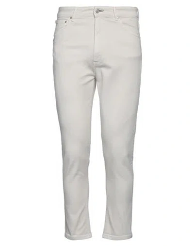 Daniele Alessandrini Homme Man Jeans Light Grey Size 32 Cotton, Elastane