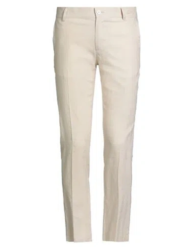 Daniele Alessandrini Homme Man Pants Beige Size 30 Linen, Viscose In Sand