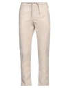 Daniele Alessandrini Homme Man Pants Beige Size 36 Linen, Viscose