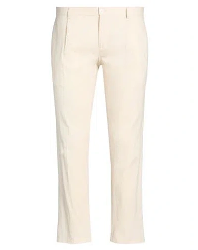 Daniele Alessandrini Homme Man Pants Beige Size 38 Linen, Viscose In Sand