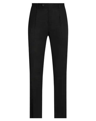 Daniele Alessandrini Homme Man Pants Black Size 28 Linen, Viscose