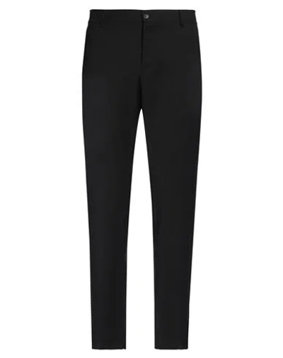 Daniele Alessandrini Homme Man Pants Black Size 36 Polyester, Viscose, Elastane In Black