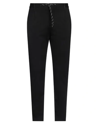 Daniele Alessandrini Homme Man Pants Black Size 28 Viscose, Polyamide, Elastane