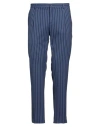 Daniele Alessandrini Homme Man Pants Blue Size 36 Polyester, Viscose, Elastane