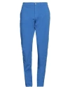 Daniele Alessandrini Homme Man Pants Blue Size 38 Cotton, Elastane