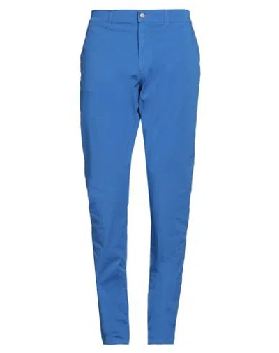 Daniele Alessandrini Homme Man Pants Blue Size 38 Cotton, Elastane