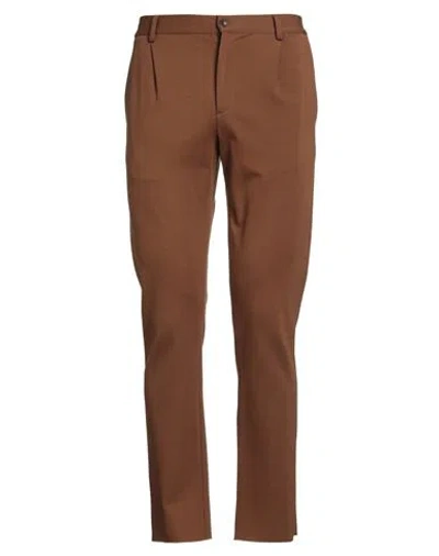 Daniele Alessandrini Homme Man Pants Brown Size 28 Viscose, Polyamide, Elastane