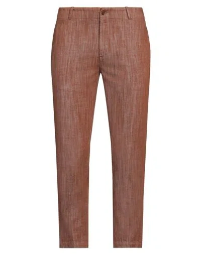 Daniele Alessandrini Homme Man Pants Brown Size 30 Cotton