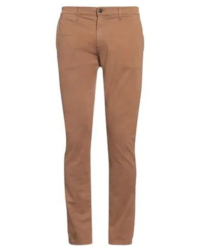 Daniele Alessandrini Homme Man Pants Brown Size 31 Cotton, Elastane