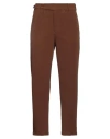 Daniele Alessandrini Homme Man Pants Brown Size 34 Polyester, Elastane