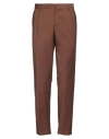 Daniele Alessandrini Homme Man Pants Brown Size 36 Polyester, Viscose, Elastane In Brown
