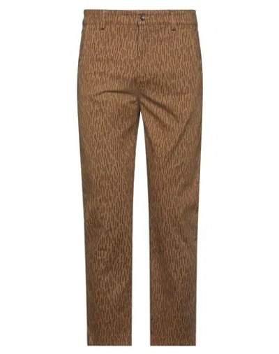 Daniele Alessandrini Homme Man Pants Camel Size 30 Cotton, Elastane In Beige