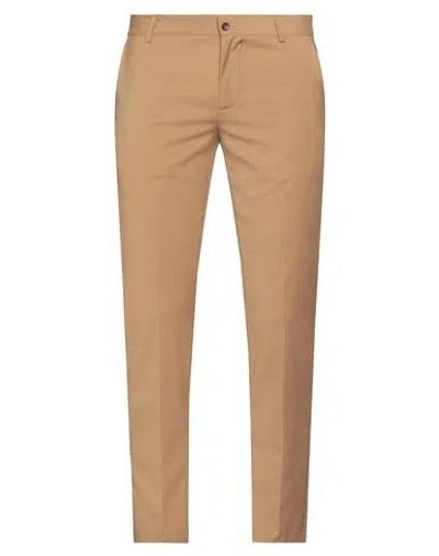 Daniele Alessandrini Homme Man Pants Camel Size 30 Polyester, Viscose, Elastane In Beige