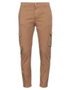 Daniele Alessandrini Homme Man Pants Camel Size 32 Cotton, Elastane In Beige