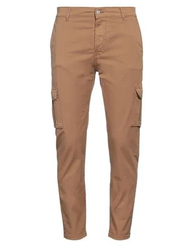 Daniele Alessandrini Homme Man Pants Camel Size 32 Cotton, Elastane In Beige