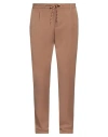 Daniele Alessandrini Homme Man Pants Camel Size 32 Polyester, Viscose, Elastane In Beige