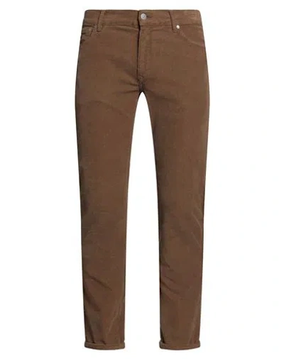 Daniele Alessandrini Homme Man Pants Camel Size 33 Cotton, Elastane In Brown
