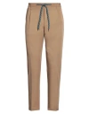 Daniele Alessandrini Homme Man Pants Camel Size 38 Polyester, Viscose, Elastane In Beige