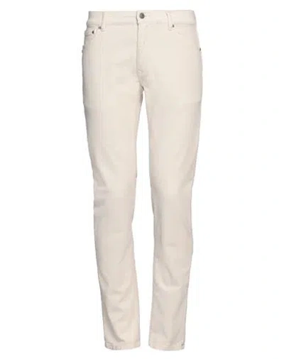 Daniele Alessandrini Homme Man Pants Cream Size 31 Cotton, Elastane In White