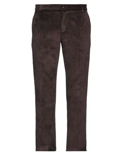 Daniele Alessandrini Homme Man Pants Dark Brown Size 34 Polyester, Polyamide, Elastane In Brown