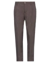 Daniele Alessandrini Homme Man Pants Dark Brown Size 30 Polyester In Brown