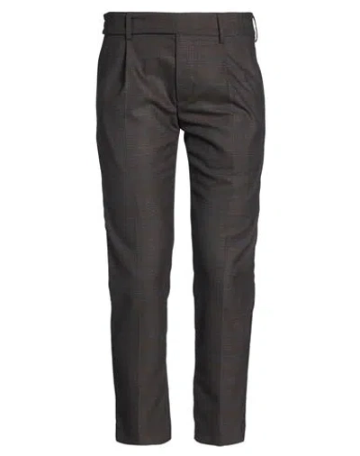 Daniele Alessandrini Homme Man Pants Dark Brown Size 30 Polyester, Viscose, Elastane In Burgundy