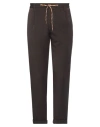 Daniele Alessandrini Homme Man Pants Dark Brown Size 28 Polyester, Viscose, Elastane In Brown