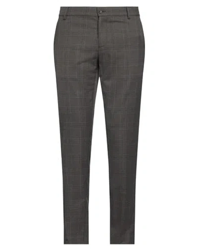 Daniele Alessandrini Homme Man Pants Dark Brown Size 36 Polyester, Viscose, Elastane