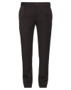 Daniele Alessandrini Homme Man Pants Dark Brown Size 36 Polyester, Viscose, Elastane