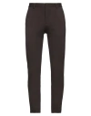 Daniele Alessandrini Homme Man Pants Dark Brown Size 38 Viscose, Polyamide, Elastane