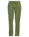 Daniele Alessandrini Homme Man Pants Green Size 34 Cotton, Elastane In Green