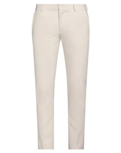 Daniele Alessandrini Homme Man Pants Ivory Size 32 Polyester, Viscose, Elastane In White