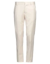 Daniele Alessandrini Homme Man Pants Ivory Size 30 Polyester, Viscose, Elastane In White