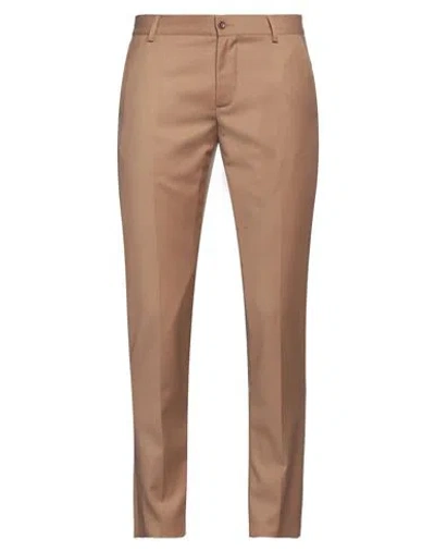 Daniele Alessandrini Homme Man Pants Khaki Size 38 Polyester, Viscose, Elastane In Beige