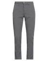 Daniele Alessandrini Homme Man Pants Lead Size 32 Cotton, Elastane In Grey