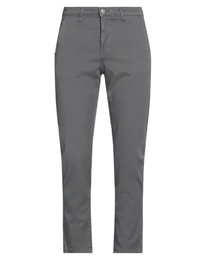 Daniele Alessandrini Homme Man Pants Lead Size 32 Cotton, Elastane In Grey