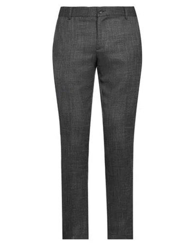 Daniele Alessandrini Homme Man Pants Lead Size 34 Polyester, Viscose, Elastane In Grey