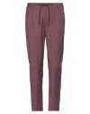 Daniele Alessandrini Homme Man Pants Mauve Size 36 Polyester, Viscose, Elastane In Purple