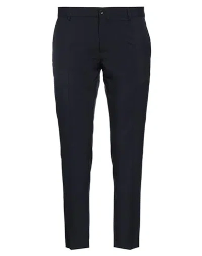 Daniele Alessandrini Homme Man Pants Midnight Blue Size 36 Polyester