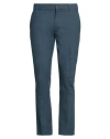 Daniele Alessandrini Homme Man Pants Midnight Blue Size 30 Linen, Cotton In Blue