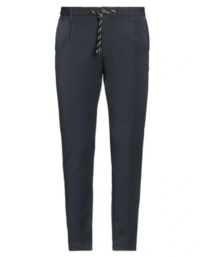 Daniele Alessandrini Homme Man Pants Midnight Blue Size 36 Polyester, Viscose, Elastane