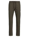 Daniele Alessandrini Homme Man Pants Military Green Size 28 Linen, Viscose