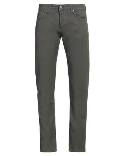Daniele Alessandrini Homme Man Pants Military Green Size 30 Cotton, Elastane