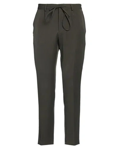 Daniele Alessandrini Homme Man Pants Military Green Size 38 Polyester, Viscose, Elastane In Green