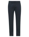 Daniele Alessandrini Homme Man Pants Navy Size 40 Cotton, Elastane In Navy Blue