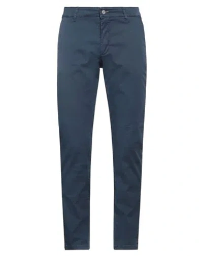 Daniele Alessandrini Homme Man Pants Navy Size 30 Cotton, Elastane In Navy Blue