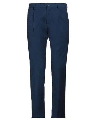 Daniele Alessandrini Homme Man Pants Navy Size 30 Polyester, Viscose, Elastane In Blue