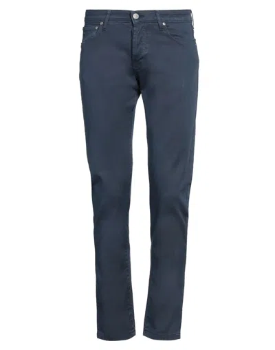 Daniele Alessandrini Homme Pants In Navy Blue