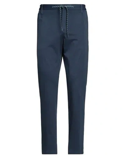 Daniele Alessandrini Homme Man Pants Navy Size 32 Viscose, Nylon, Elastane In Navy Blue