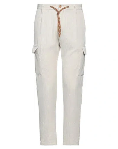 Daniele Alessandrini Homme Man Pants Off White Size 36 Polyester, Polyamide, Elastane